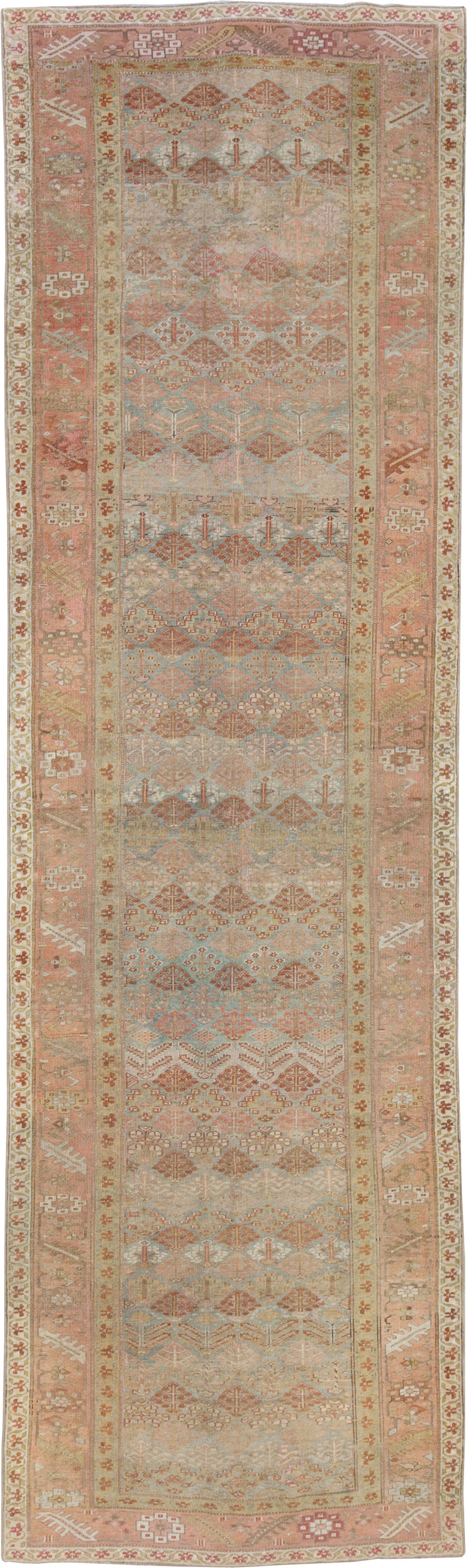 Antique Persian Malayer Wide Gallery Runner, No.25118 - Gsblank