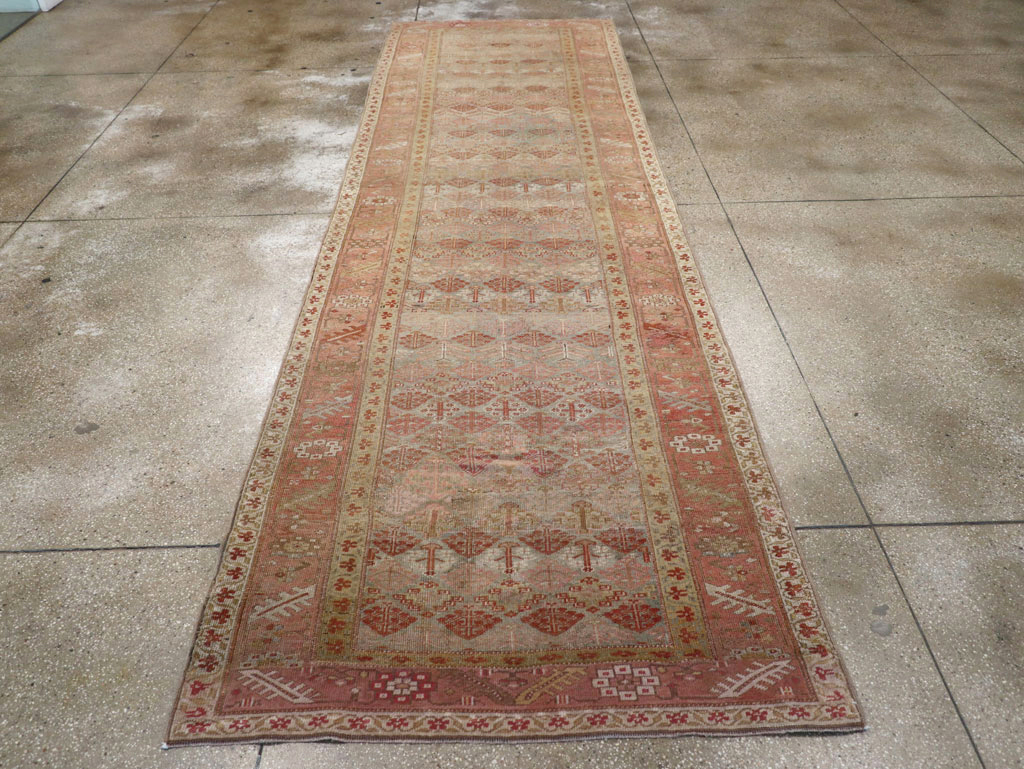 Antique Persian Malayer Wide Gallery Runner, No.25118 - Gsblank