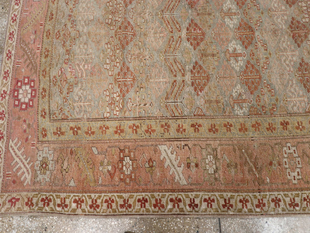 Antique Persian Malayer Wide Gallery Runner, No.25118 - Gsblank