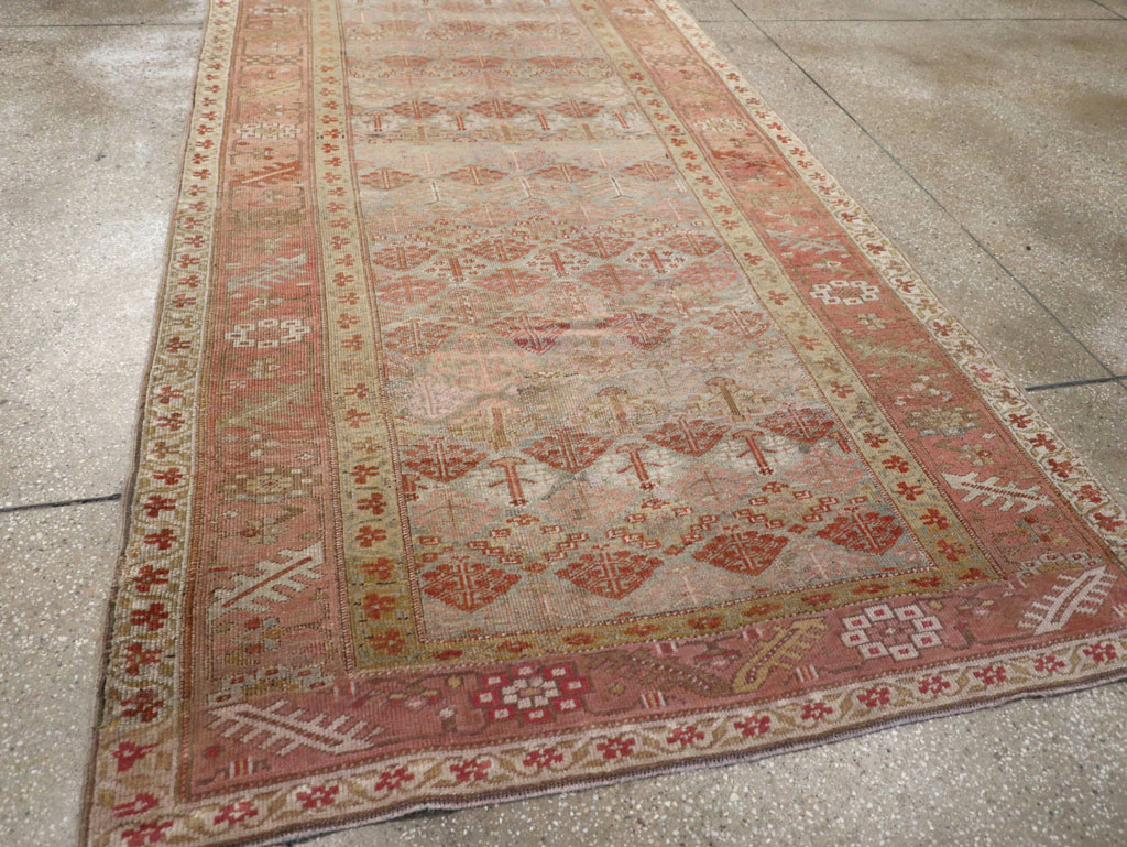 Antique Persian Malayer Wide Gallery Runner, No.25118 - Gsblank
