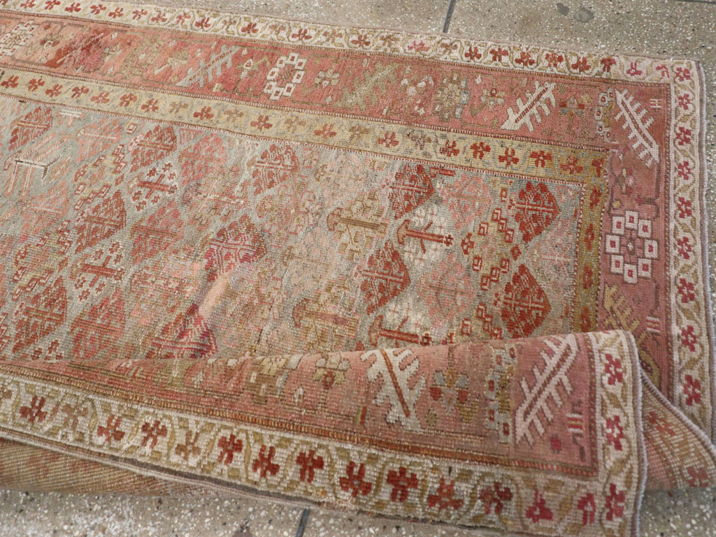 Antique Persian Malayer Wide Gallery Runner, No.25118 - Gsblank