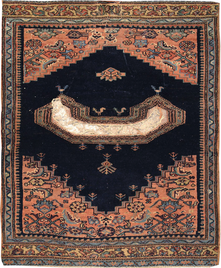 Antique Persian Senneh Bag Face, No.25119 - Gsblank