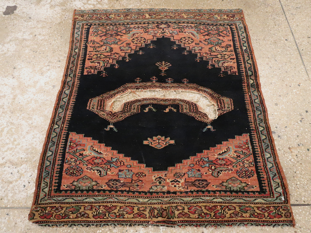 Antique Persian Senneh Bag Face, No.25119 - Gsblank