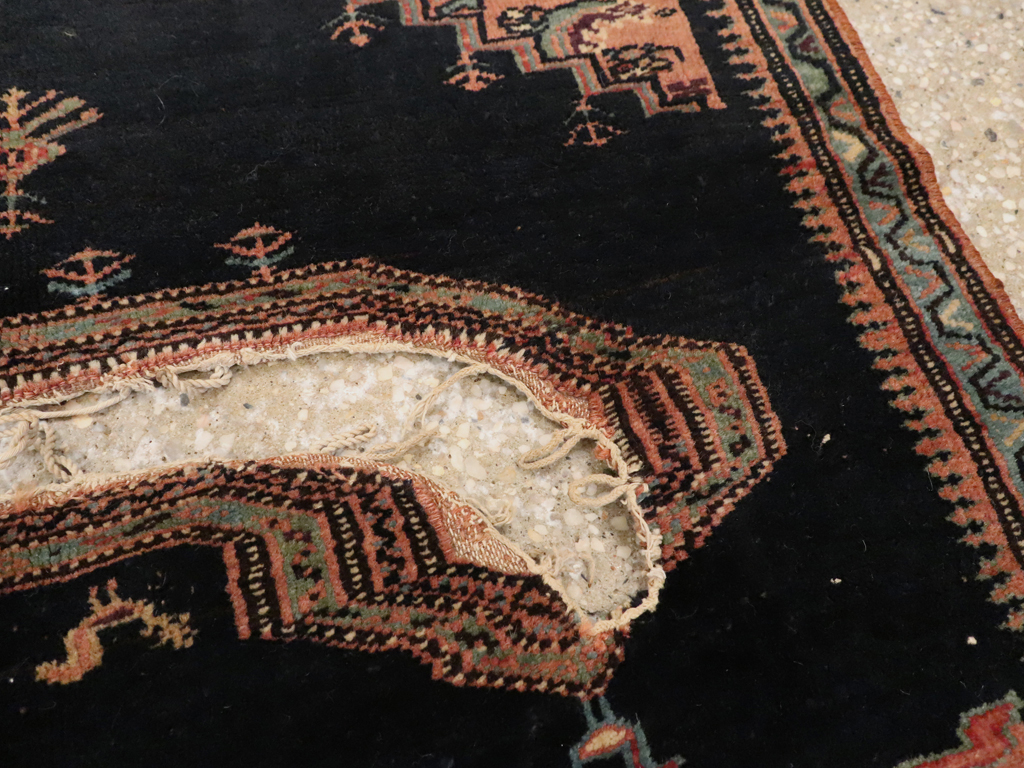 Antique Persian Senneh Bag Face, No.25119 - Gsblank