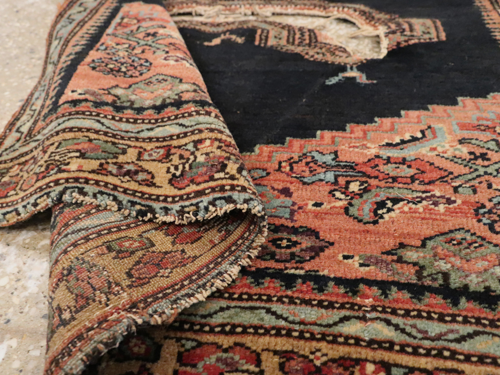 Antique Persian Senneh Bag Face, No.25119 - Gsblank