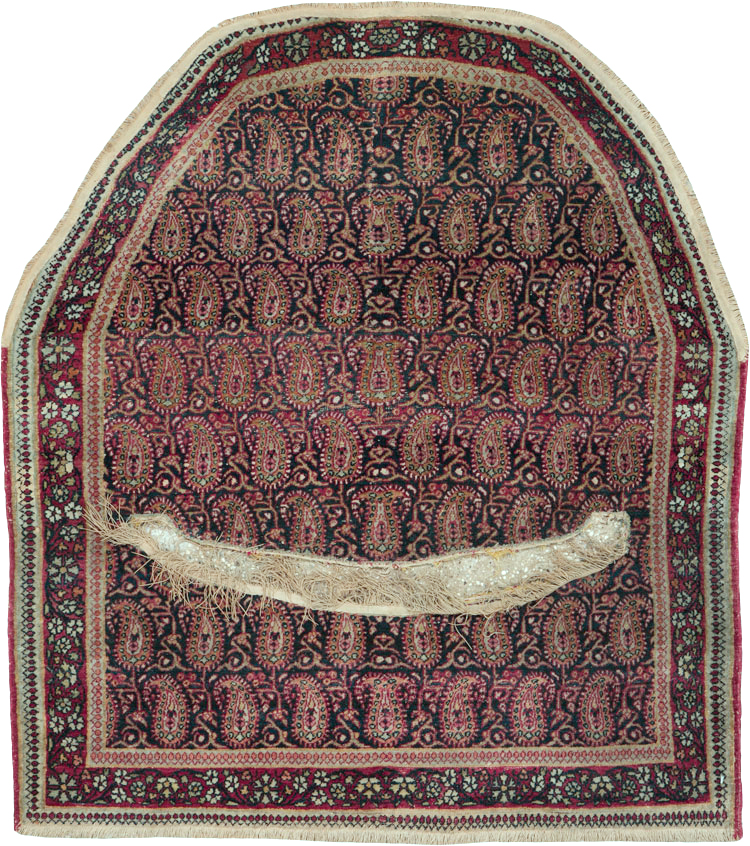 Antique Persian Kerman Saddle Cover, No.25120 - Gsblank