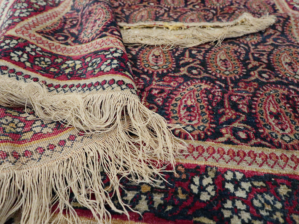 Antique Persian Kerman Saddle Cover, No.25120 - Gsblank