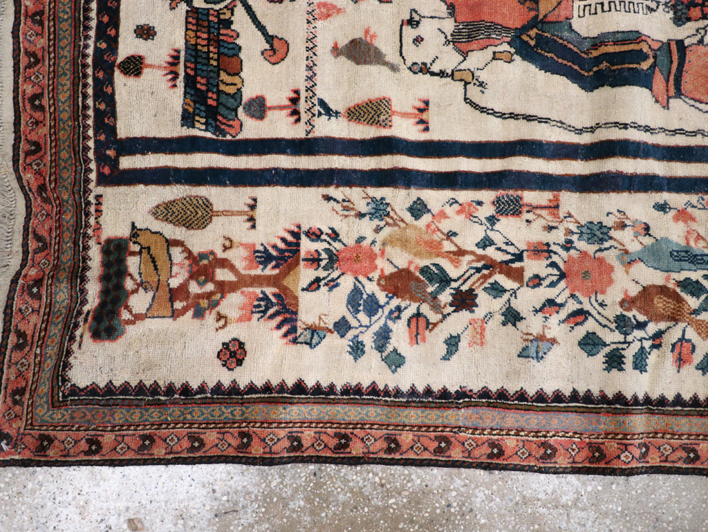 Antique Persian Afshar Rug, No.25125 - Gsblank