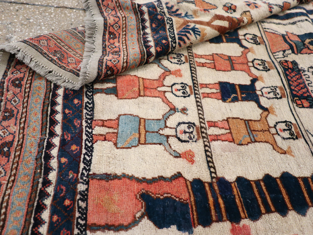 Antique Persian Afshar Rug, No.25125 - Gsblank