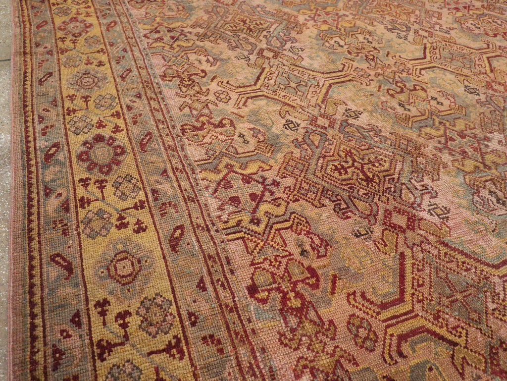 Antique Persian Oushak Carpet, No.25134 - Gsblank