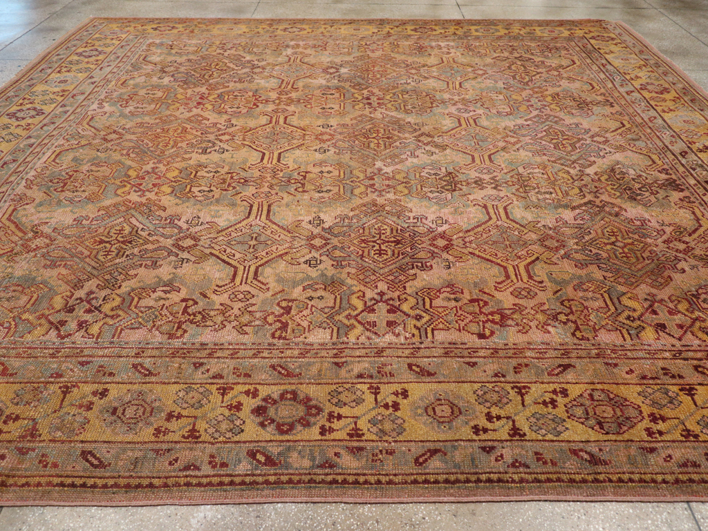 Antique Persian Oushak Carpet, No.25134 - Gsblank