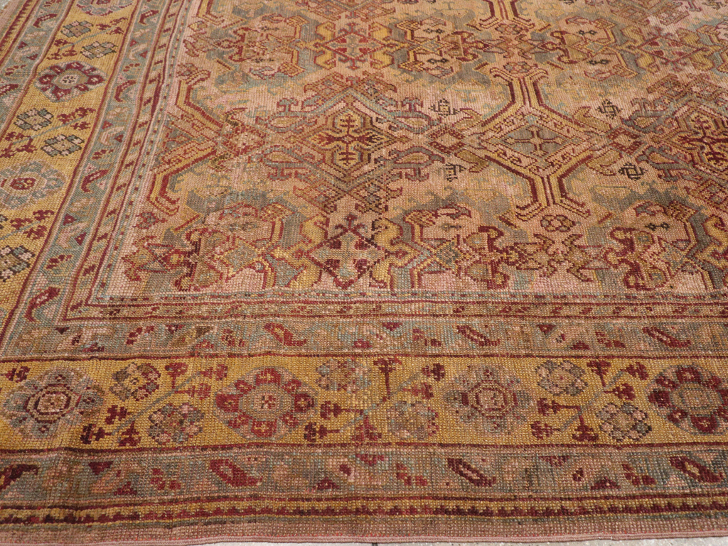 Antique Persian Oushak Carpet, No.25134 - Gsblank