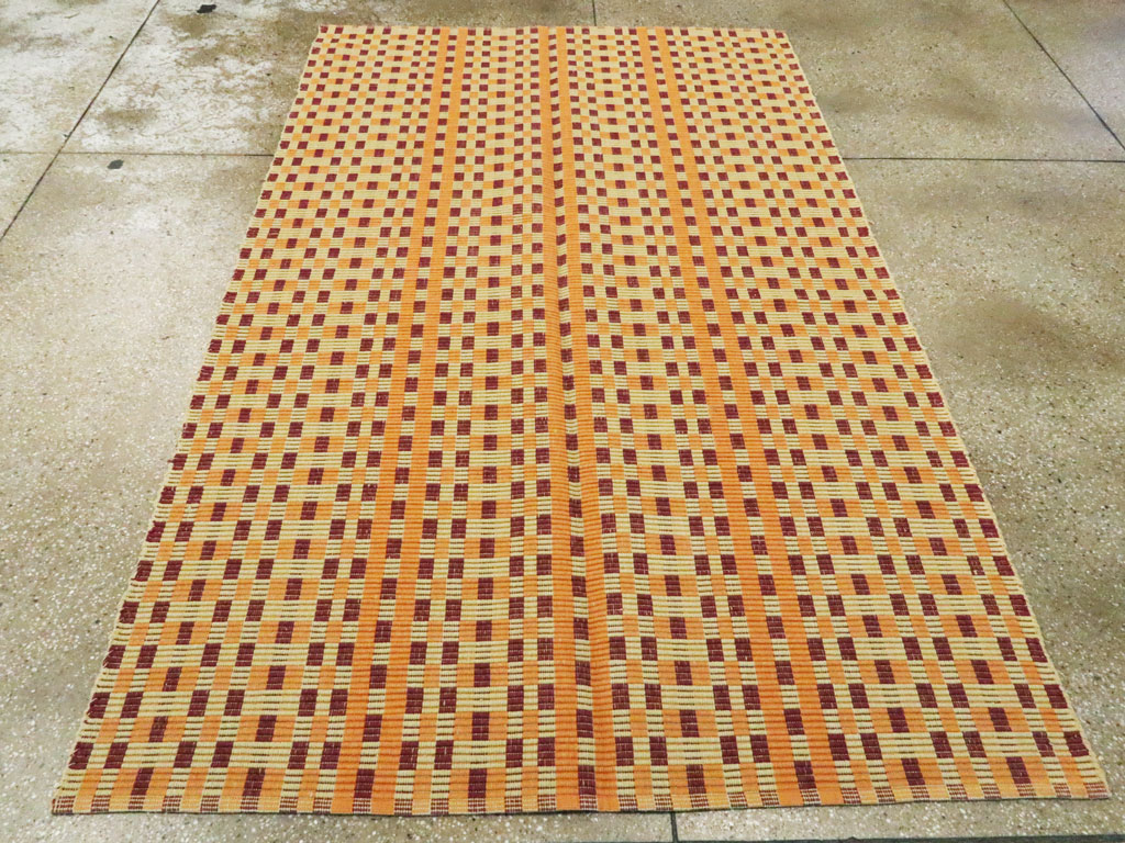 Vintage European Flatweave Kilim, No.25138 - Gsblank