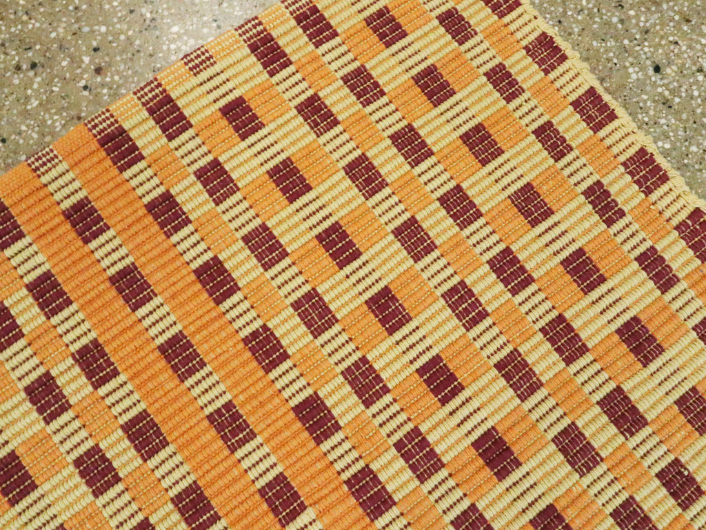 Vintage European Flatweave Kilim, No.25138 - Gsblank