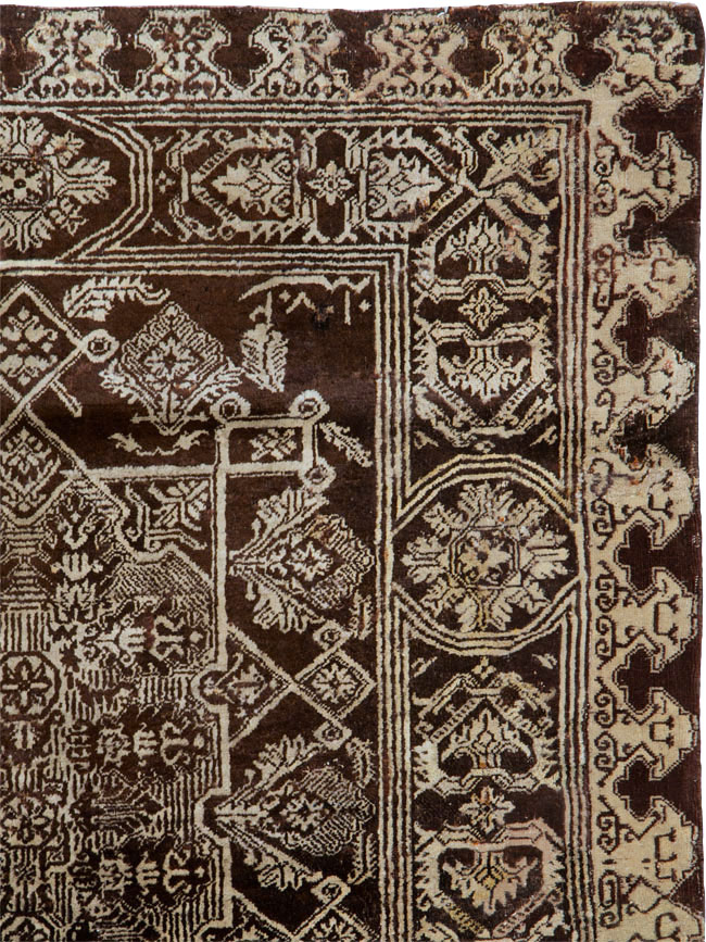 Antique Indian Agra Rug, No.25143 - Gsblank