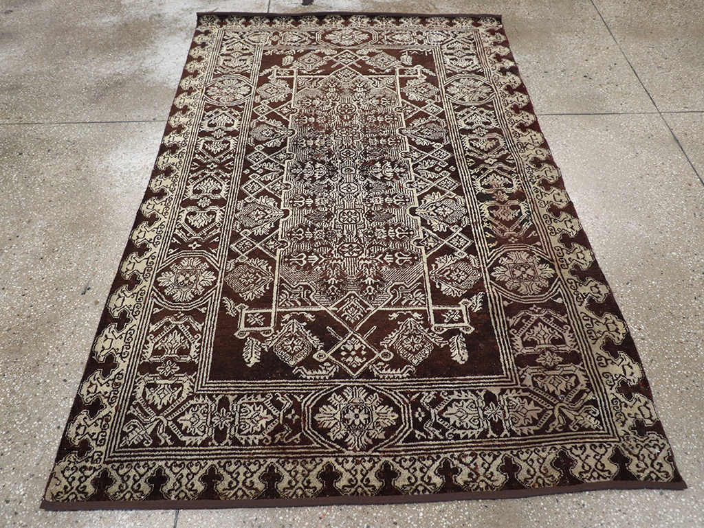 Antique Indian Agra Rug, No.25143 - Gsblank