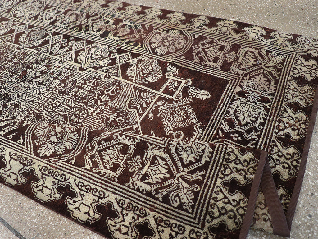 Antique Indian Agra Rug, No.25143 - Gsblank