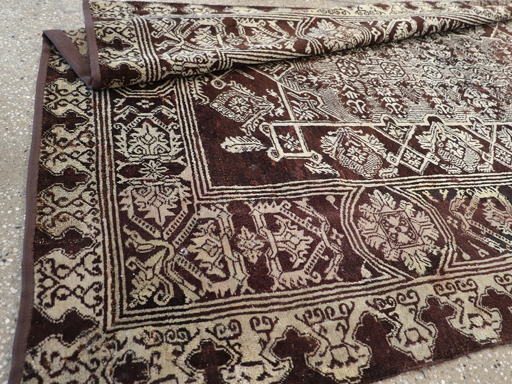 Antique Indian Agra Rug, No.25143 - Gsblank