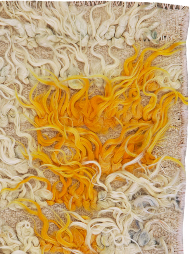 Vintage Turkish Tulu Throw Rug, No.25150 - Gsblank