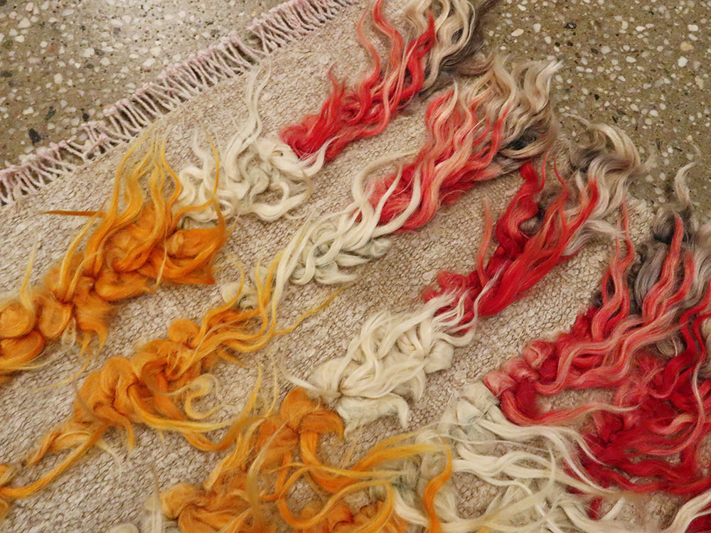 Vintage Turkish Tulu Throw Rug, No.25150 - Gsblank