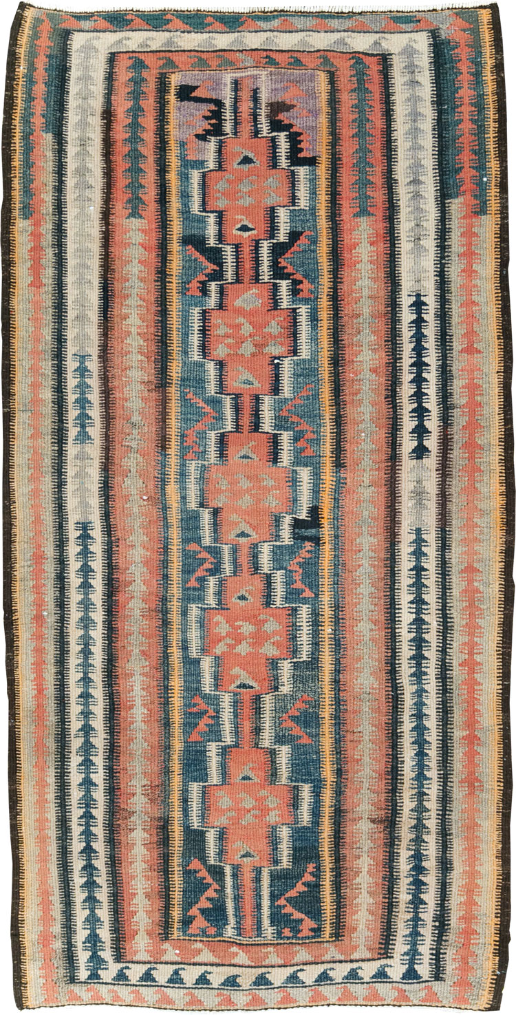 Vintage Persian Flatweave Kilim, No.25152 - Gsblank