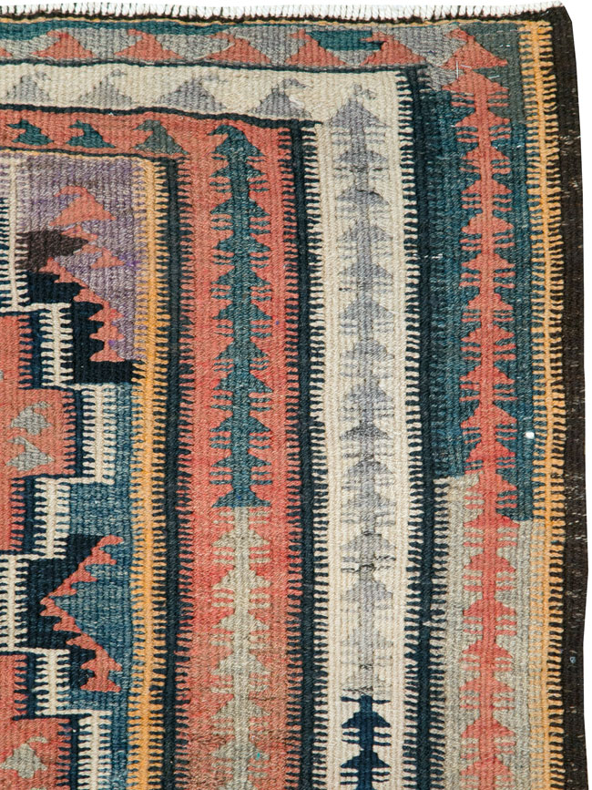 Vintage Persian Flatweave Kilim, No.25152 - Gsblank