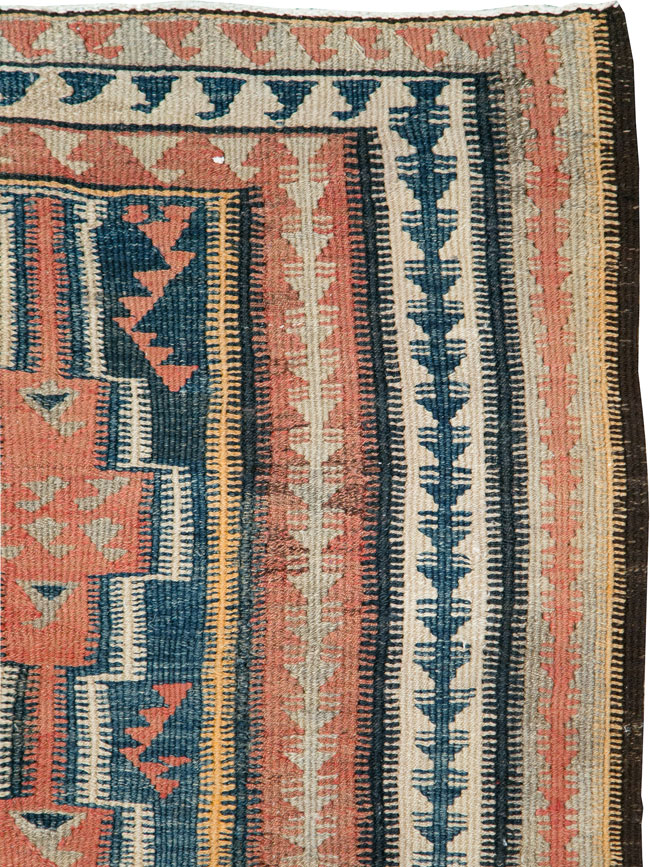 Vintage Persian Flatweave Kilim, No.25152 - Gsblank