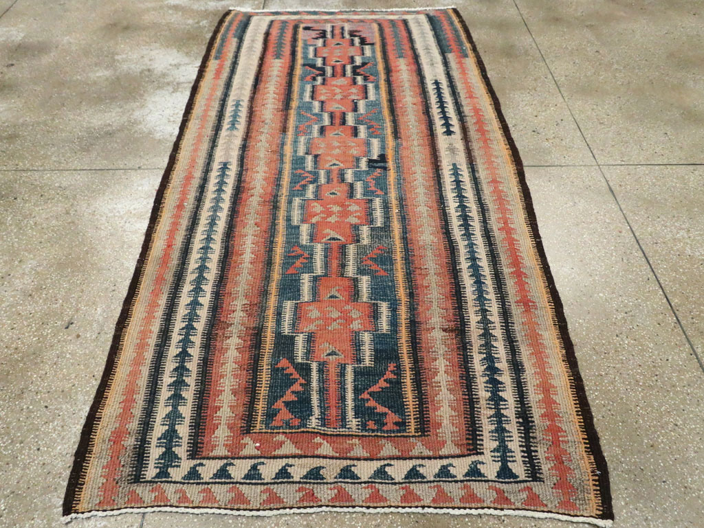 Vintage Persian Flatweave Kilim, No.25152 - Gsblank