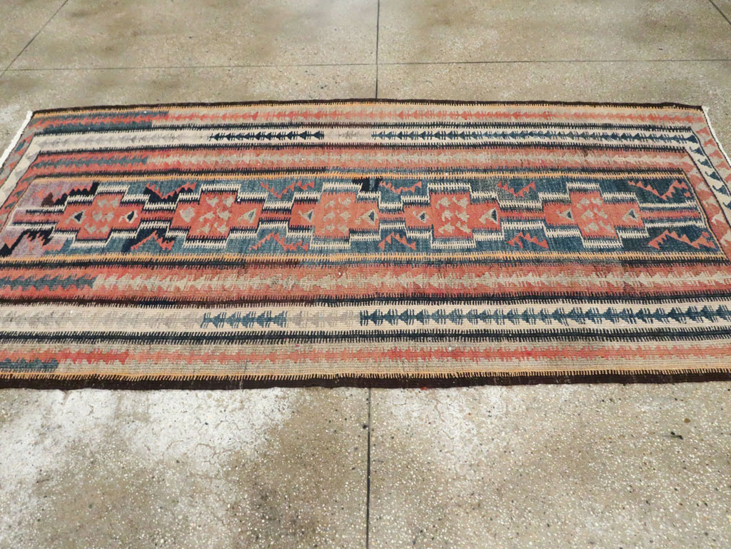 Vintage Persian Flatweave Kilim, No.25152 - Gsblank