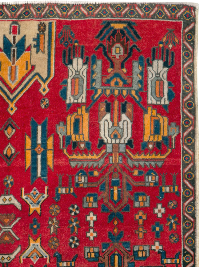 Vintage Persian Tabriz Carpet, No.25162 - Gsblank