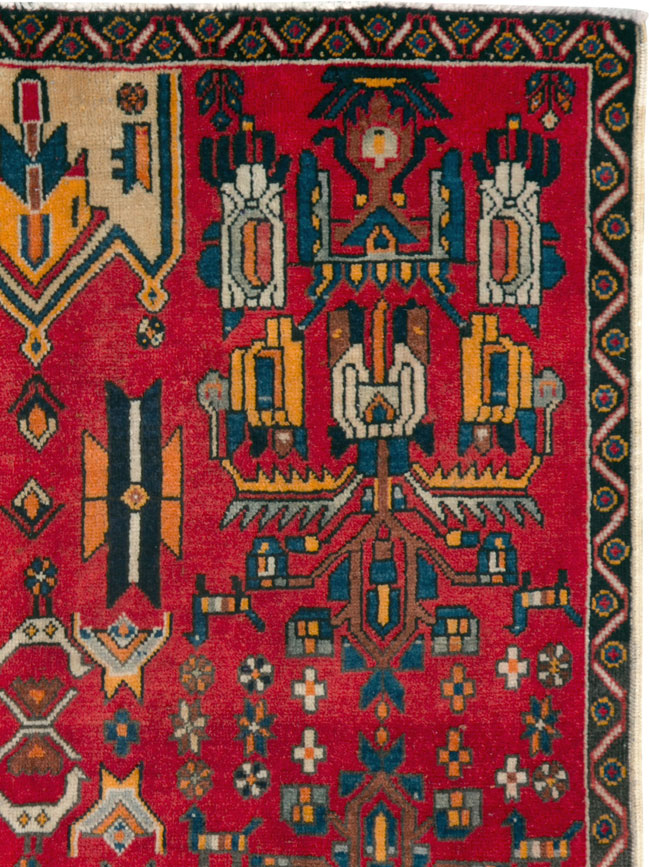 Vintage Persian Tabriz Carpet, No.25162 - Gsblank