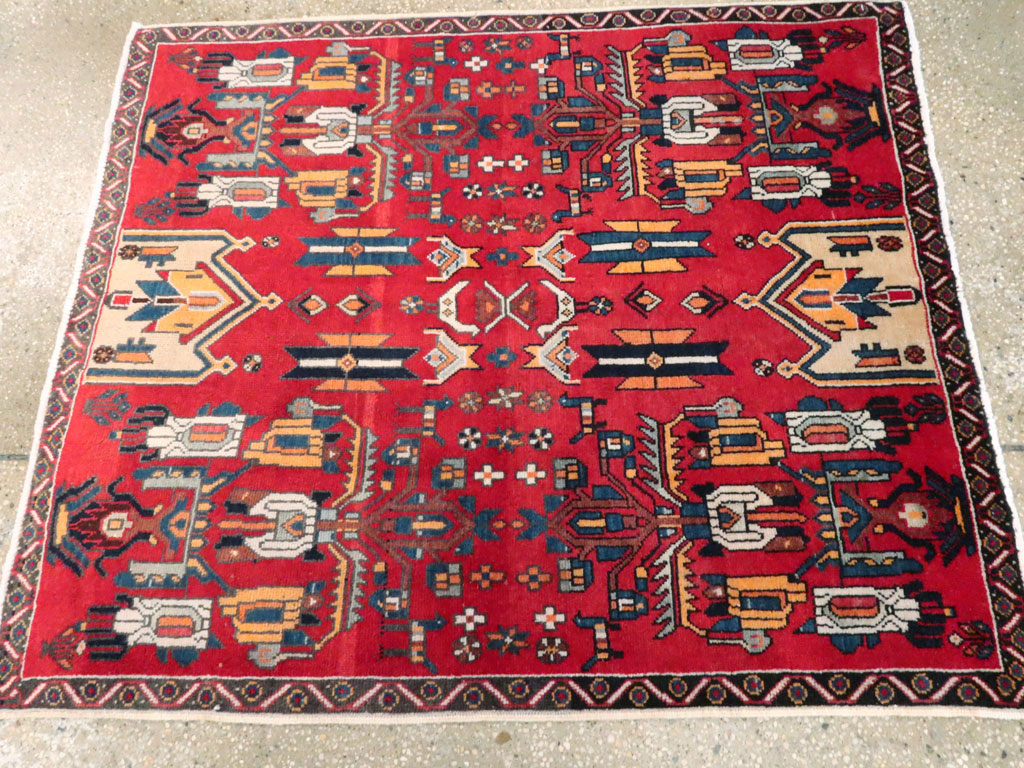 Vintage Persian Tabriz Carpet, No.25162 - Gsblank