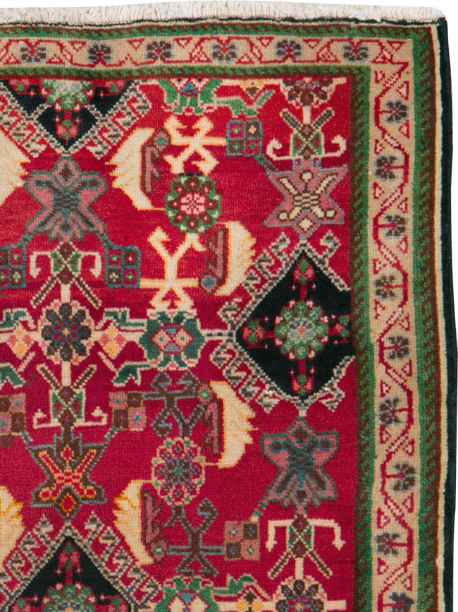 Vintage Persian Shiraz Square Rug (Pair: 1 of 2), No.25168 - Gsblank