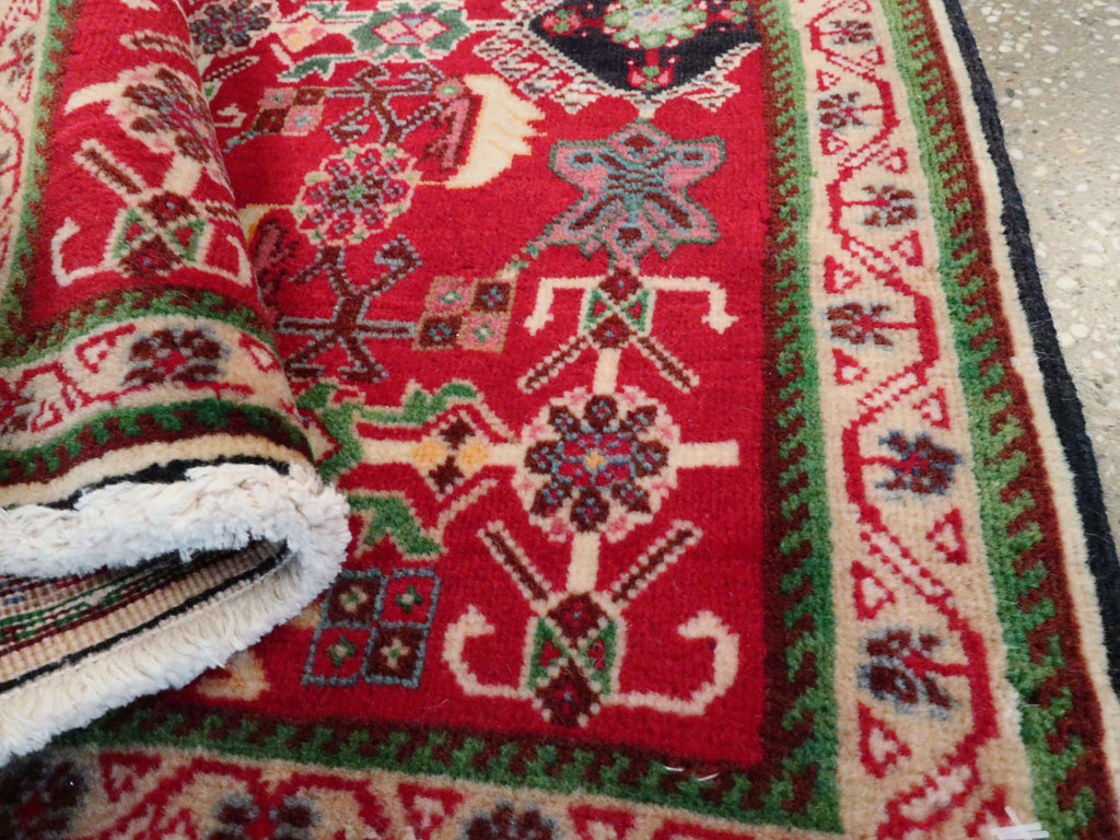 Vintage Persian Shiraz Square Rug (Pair: 1 of 2), No.25168 - Gsblank