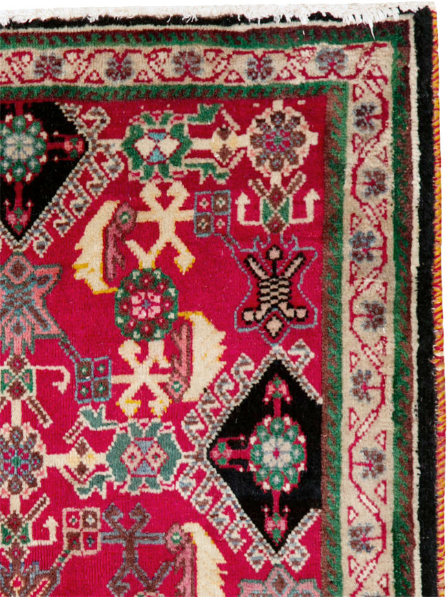 Vintage Persian Shiraz Square Rug (Pair: 2 of 2), No.25169 - Gsblank