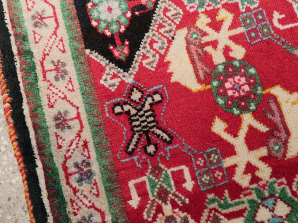 Vintage Persian Shiraz Square Rug (Pair: 2 of 2), No.25169 - Gsblank