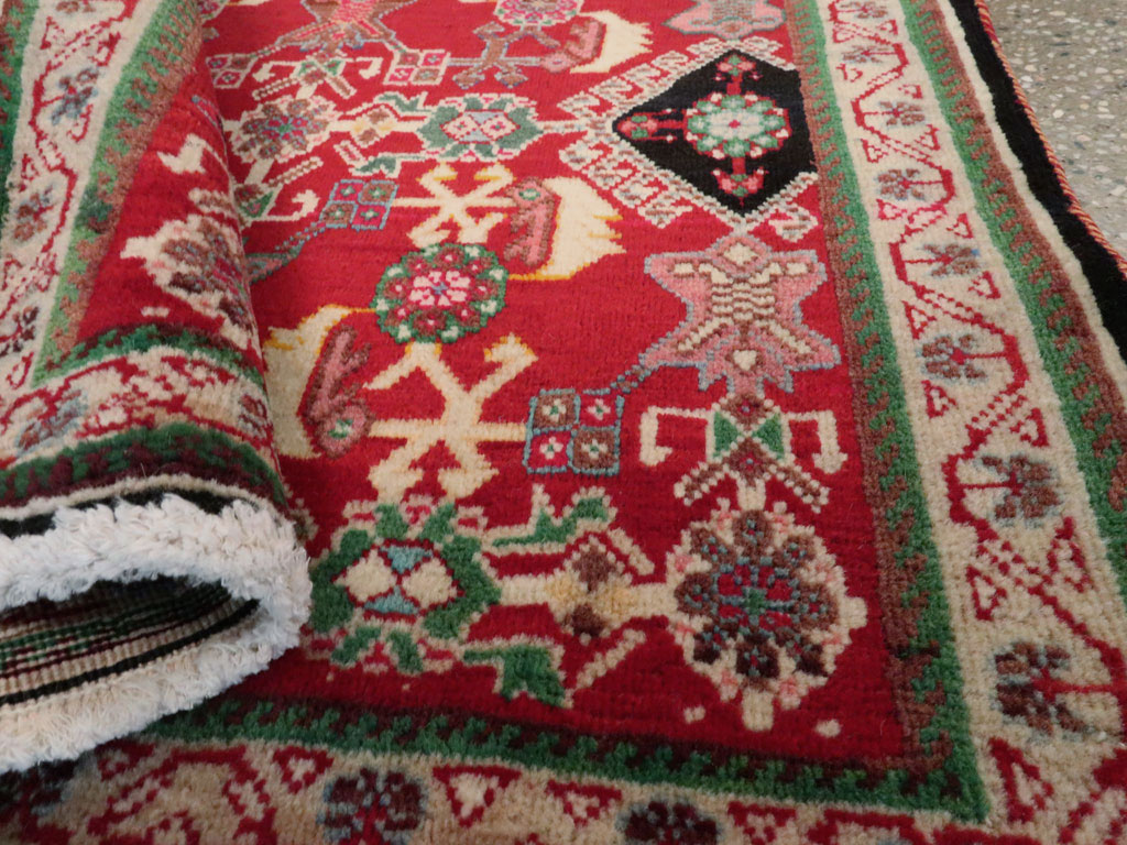 Vintage Persian Shiraz Square Rug (Pair: 2 of 2), No.25169 - Gsblank