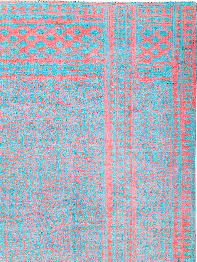 Vintage Persian Flatweave Kilim Accent Rug, No.25178 - Gsblank