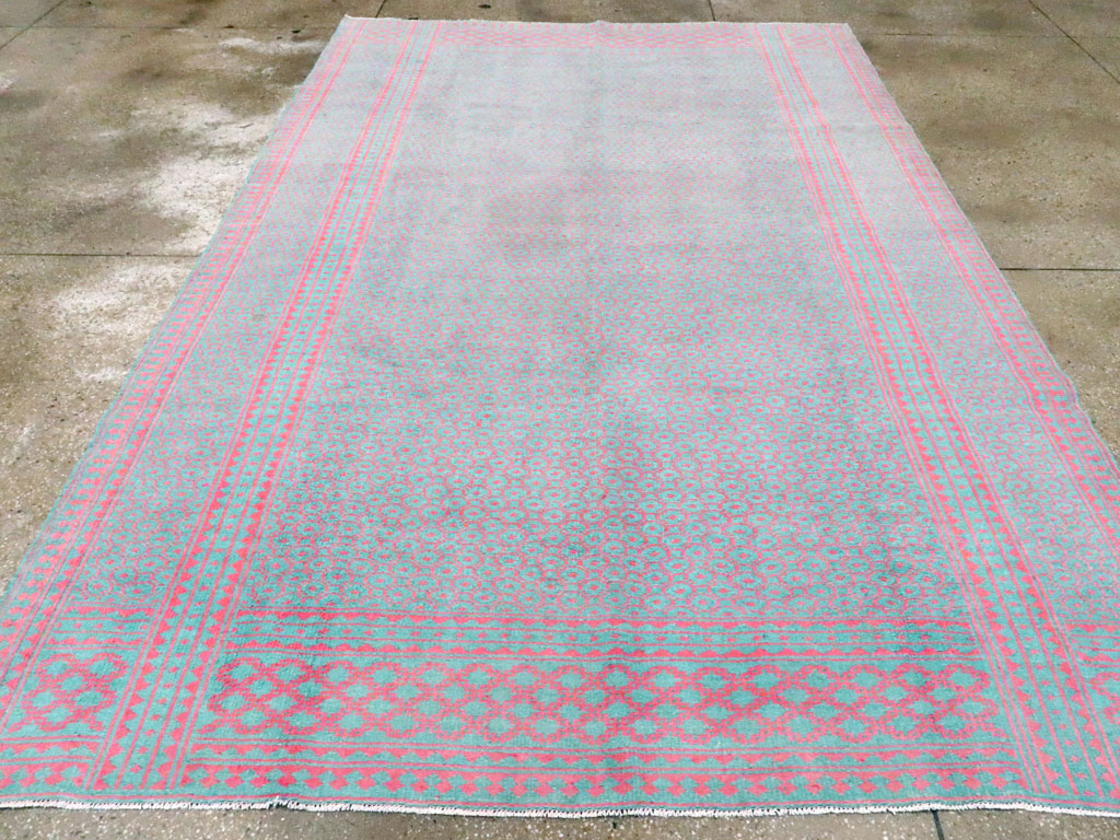 Vintage Persian Flatweave Kilim Accent Rug, No.25178 - Gsblank