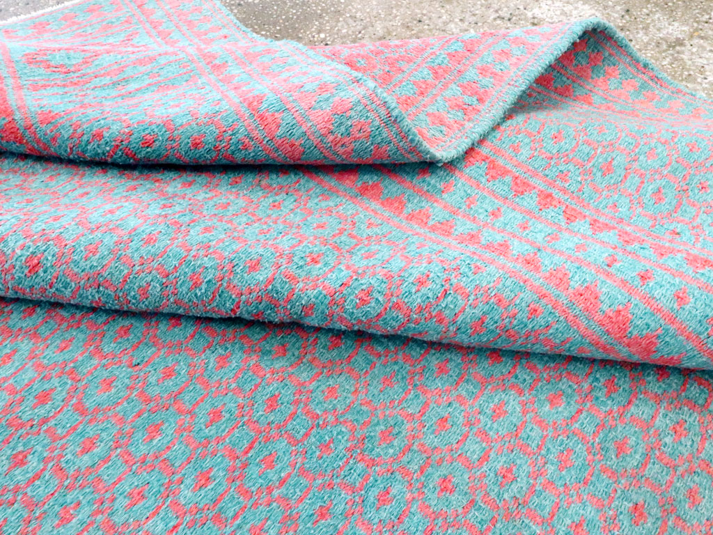 Vintage Persian Flatweave Kilim Accent Rug, No.25178 - Gsblank