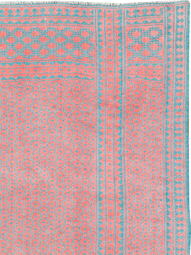 Vintage Persian Flatweave Kilim Accent Rug, No.25178 - Gsblank