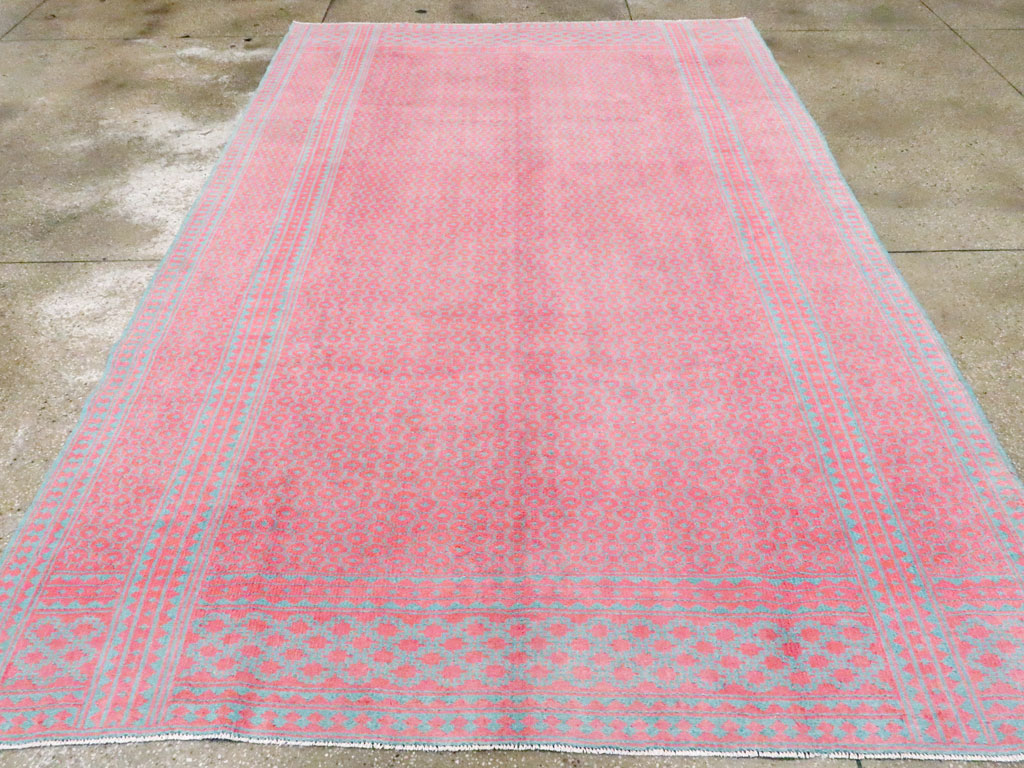 Vintage Persian Flatweave Kilim Accent Rug, No.25178 - Gsblank