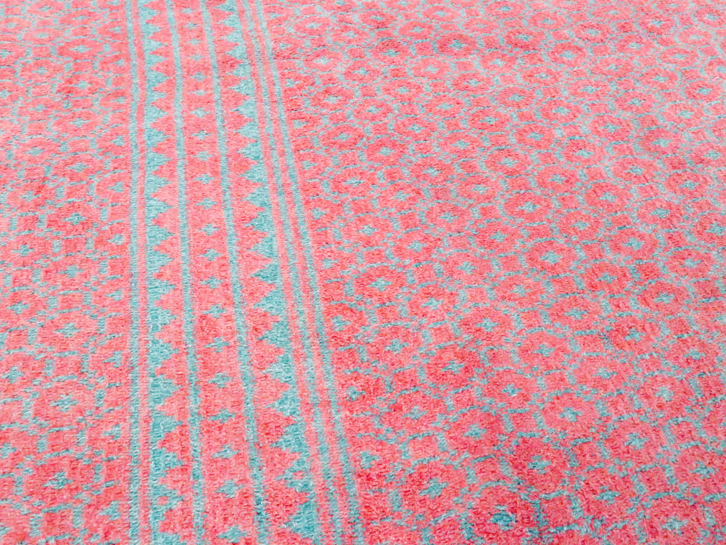 Vintage Persian Flatweave Kilim Accent Rug, No.25178 - Gsblank