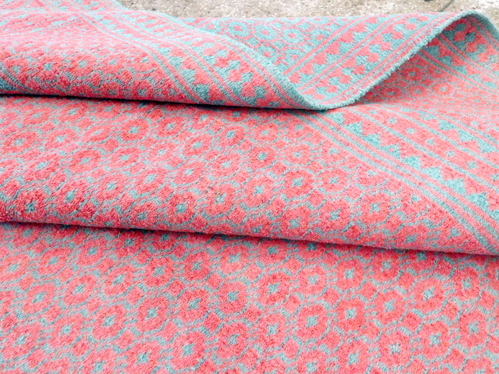 Vintage Persian Flatweave Kilim Accent Rug, No.25178 - Gsblank