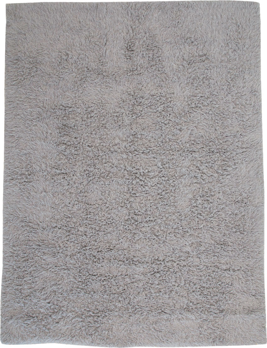 Vintage Greece Shag Rug, No.25183 - Gsblank