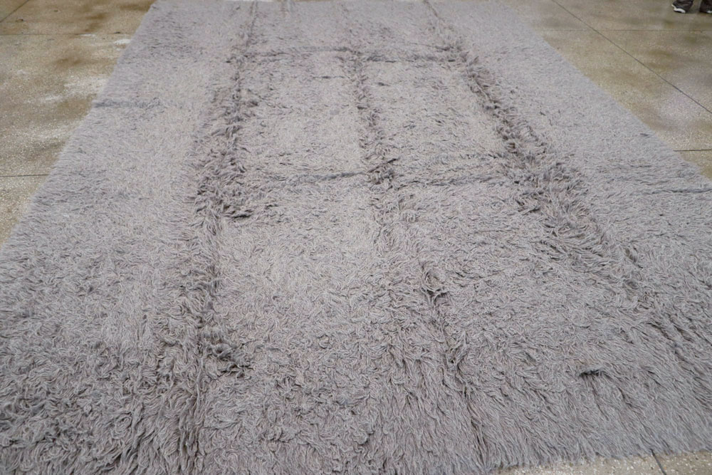 Vintage Greece Shag Rug, No.25183 - Gsblank