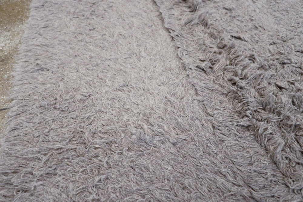 Vintage Greece Shag Rug, No.25183 - Gsblank