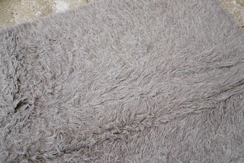 Vintage Greece Shag Rug, No.25183 - Gsblank