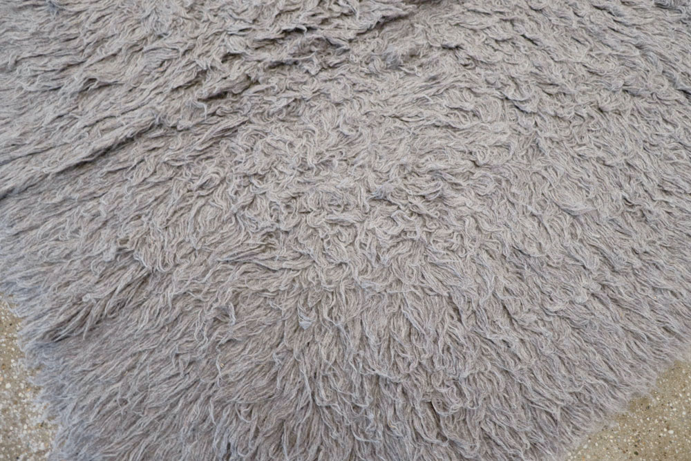 Vintage Greece Shag Rug, No.25183 - Gsblank