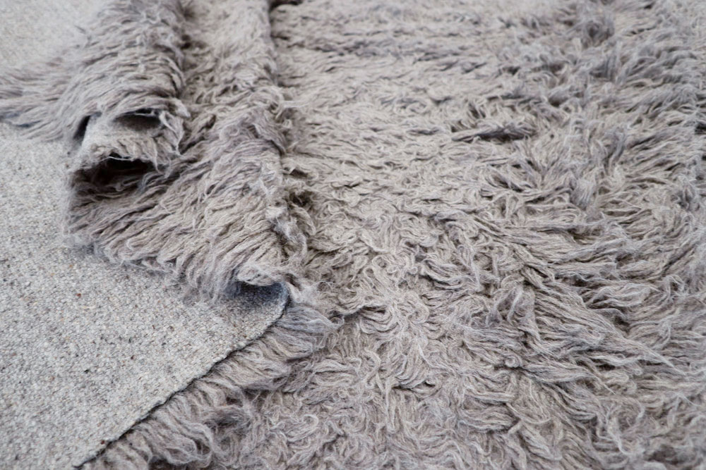 Vintage Greece Shag Rug, No.25183 - Gsblank